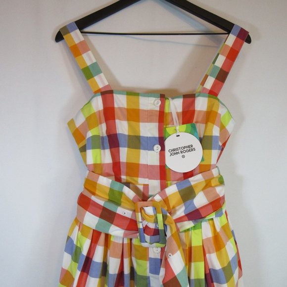 Christopher John Rogers X Target Plaid Rainbow Dress - Picture 12 of 12